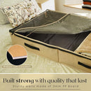 Smart Living 2 Pack Under-the-Bed Cotton Linen Storage Bag | Under Bed Organizer - Like New