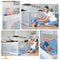 ANGELBLISS BABY PLAYPEN LARGE BABY PLAYARD INDOOR & OUTDOOR KIDS 79X63IN - GRAY - Like New