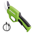 WORKPRO 7.2V ELECTRIC PRUNING SHEARS BATTERY POWERED SCISSORS - GREEN - Like New