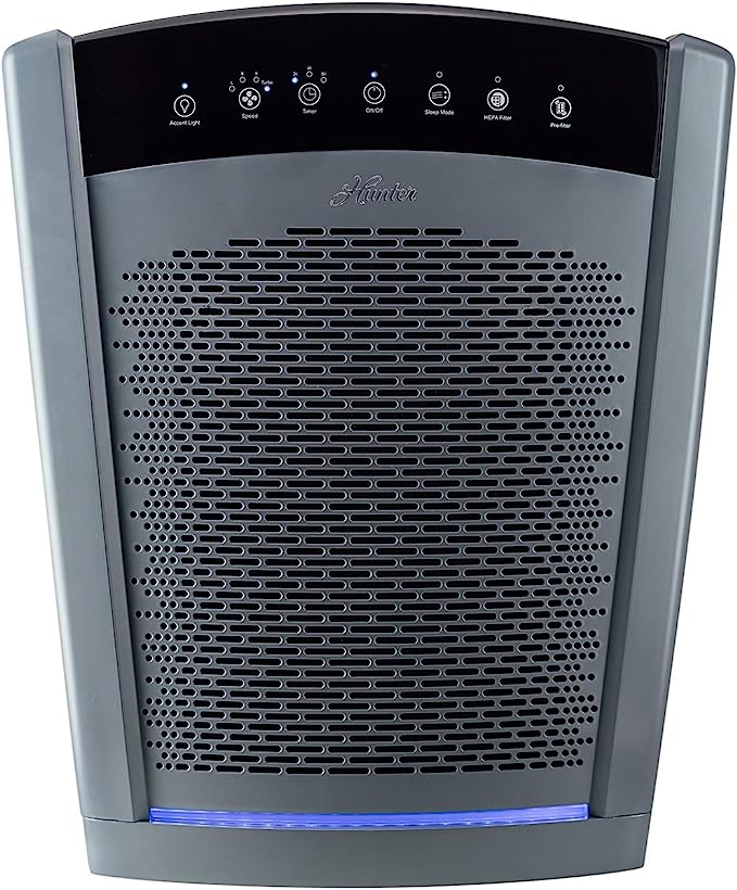 Hunter Multi-Room Whole Home Console Air Purifier HP800GR - GRAPHITE - Like New