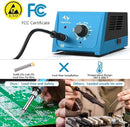 Tilswall RJ969 Soldering Station 65W Iron Gun Kit Temperature Control - Blue Like New