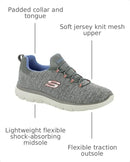 12983 Skechers Women's Summits Quick Getaway Sneaker Wide Gray 8 W - Brand New