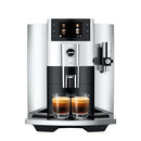 JURA E8 COFFEE MACHINE ESSPRESSO 15646 - CHROME - Like New
