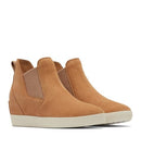 SOREL WOMEN'S OUT N ABOUT SLIP-ON WEDGE NL4911-253 SIZE 5 TAWNY BUFF/CHALK - Brand New