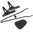 Detachable Backrest Sissy Bar + Luggage Rack Harley Dyna Street Bob Black - Brand New
