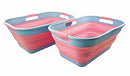 SAMMART 21L (5.5 Galloons) Collapsible Pop Up - Cool Blue/Maglia Rosa (Set 2) - Brand New