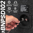 Pyramid 1000W Dual Bandpass Speaker System Car Audio Subwoofer BNPS102 - BLACK - Like New