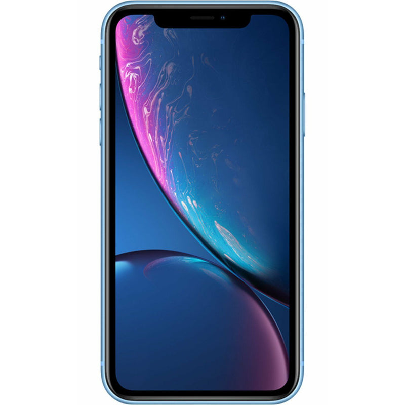 For Parts: APPLE IPHONE XR 64GB AT&T - BLUE PHYSICAL DAMAGE