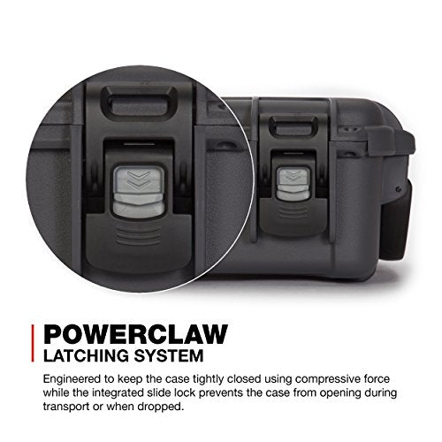 NANUK 904 WATERPROOF HARD CASE WITH FOAM INSERT - GRAPHITE - Brand New