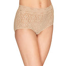 870405 WACOAL WOMEN'S HALO LACE BRIEF PANTY - MEDIUM - NATURAL NUDE - Brand New