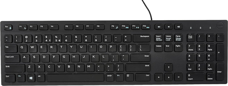 Dell Wired Keyboard - KB216T3 (580-ADMT) - Black Like New