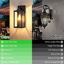 BESLOWE OUTDOOR WALL MOUNT LIGHT - BLACK - Like New