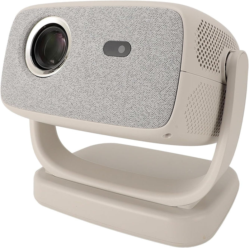 GENERIC 180° ROTATABLE STAND 720P PROJECTOR 1080P FHD SUPPORT FOR TV - BEIGE - Like New