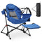 AINFOX Hammock Camping Chair with Footrest, Foldable Rocking Chairs - Blue - Like New