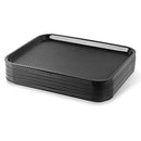 New Star Foodservice 531131 Black Plastic Fast Food Tray, 14 by 18-Inch, 12 Pack - Brand New