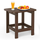 Upstreman Home Adirondack Side Table, 19" x 15" x 18" HIPS T1 Max - Coffee - Like New