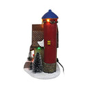 TOP TREASURES CHRISTMAS VILLAGE CREAMERY LIGHTED MUSICAL SNOW VILLAGE - Like New