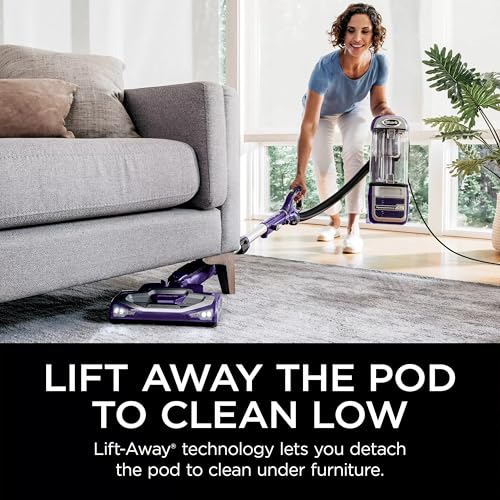 SHARK NV586 POWERFUL SUCTION NAVIGATOR POWERED LIFT-AWAY UPRIGHT VACUUM - PURPLE - Like New