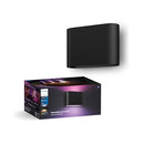 PHILIPS HUE DYMERA SMART INDOOR AND OUTDOOR WALL SCONCES CONTROL HUE APP BLACK - Like New