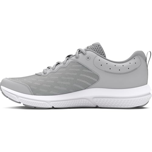 Under Armour Men's Charged Assert 10 Running Shoe - Gray-White - Size 7.5 - Like New