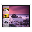 INLAND PROHT 84" MANUAL PROJECTION SCREEN 16:9 ASPECT RATIO PULL DOWN PROJECTOR - Like New