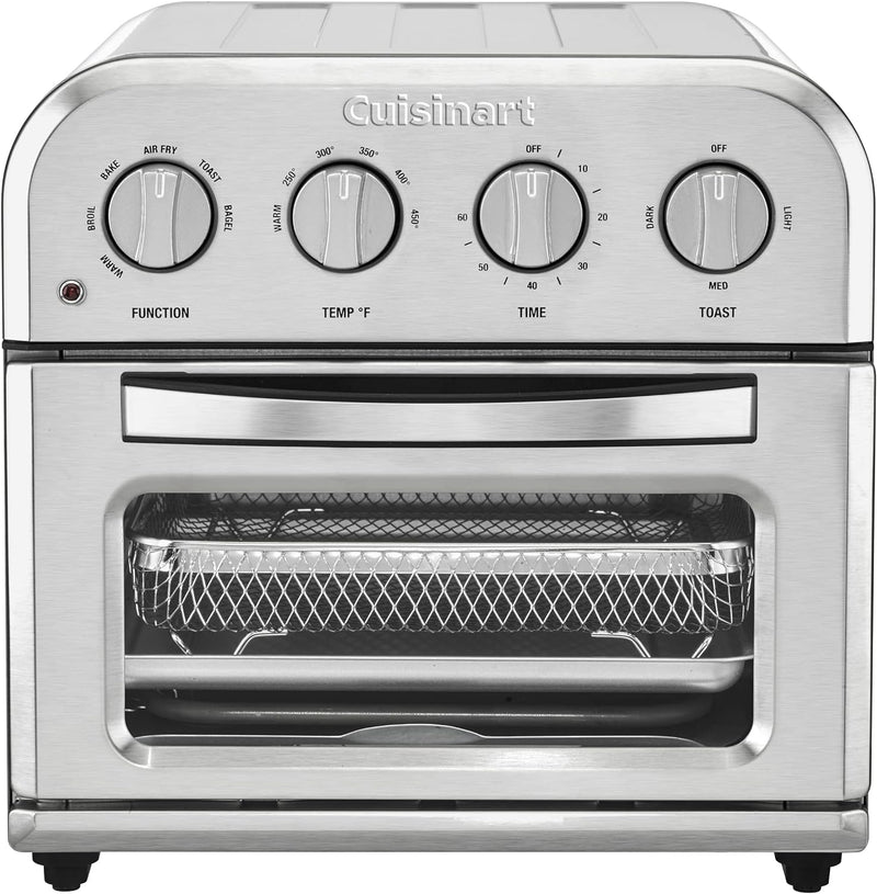 Cuisinart TOA-28FR Compact Air Fryer Toaster Oven- Silver - Scratch & Dent