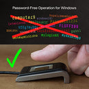 VERIFI P5100 DESKTOP USB PREMIUM FINGERPRINT READER - BLACK SILVER - Like New