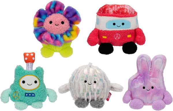 BUMBUMZ 4.5-INCH GROOVYBUMZ PLUSH 5-PACK PEACE SIGN FINGERS PETRA COLLECTIBLE - Brand New