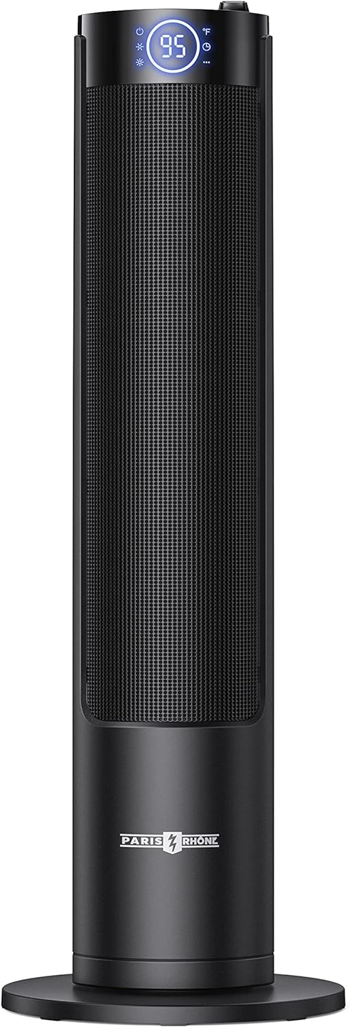 Paris Rhône 2-In-1 Space Heater HE019, With Heats While Humidifies - Black - Like New