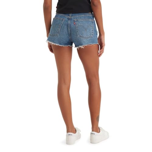 LEVI'S SIZE 27 WOMEN'S 501 ORIGINAL SHORTS - DARN IT NOW - Brand New