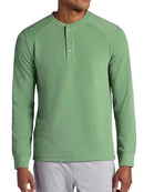 GAM233TL02 Gaiam Men's Cozy & Cool Henley Standard Fit, Size L, Loden Frost - Brand New