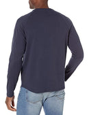 AMAZON ESSENTIALS HENLEY SLEEVE SHIRT REGULAR MENS HENLEY NAVY M - Brand New