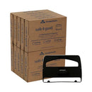 GEORGIA-PACIFIC SAFE-T-GARD 1/2 FOLD TOILET SEAT COVER DISPENSER GP PRO - BLACK - Brand New
