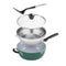 CUISINART PREFERRED PAN 4-PC SET - SAGE GREEN (MULTI-PURPOSE PAN w/COVER) - Like New