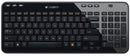 LOGITECH K360 WIRELESS USB DESKTOP KEYBOARD COMPACT FULL GLOSSY BLACK - Like New