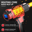 ECARKE CORDLESS HEAT GUN FOR MILWAUKEE M18 18V BATTERY TOOL ONLY - BLACK/RED - Like New