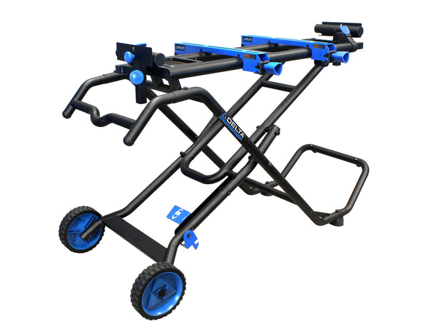 DELTA POWER EQUIPMENT CORPORATION 36-267 FOLDABLE MITER SAW STAND, BLACK - BLACK - Like New