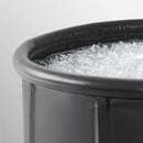 SHARPER IMAGE PORTABLE ICE BATH 31.5"X29.5" OVAL PLUNGE POOL - BLACK - Like New