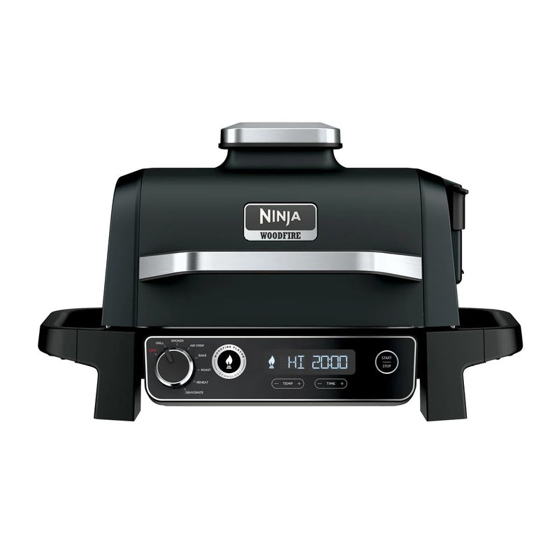 NINJA 7-IN-1 OUTDOOR ELECTRIC GRILL & SMOKER, OG705CO - Black - Like New