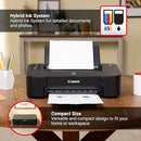 CANON TS202 INKJET PHOTO PRINTER USB REQUIRED, NOT INCLUDED 2319C002 BLACK - Like New