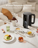 TISANIO ELECTRIC KETTLE WITH TEMPERATURE CONTROL,1.7L 5 PRESETS FOR COFFEE TEA - Like New
