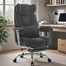 Efomao Executive Office Chair, Soft-Cushioned Computer Chair with Foot Rest - Like New