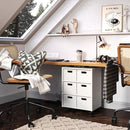 JELA-USA JELA SOLID WOOD ROLL CART CUBBY - WHITE - Like New