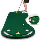 ABCOSPORT PUTTING GOLF GRASSROOTS, 9FT × 3FT, INCLUDES 3 BALLS - GREEN - Like New