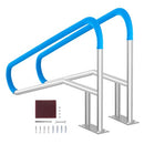 VEVOR POOL HANDRAIL 2 PCS 55 X 32 INCH RAILING STAINLESS STEEL B-5532-D-2PCS - Like New