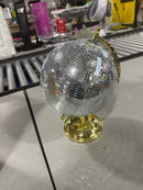 ALARA DESIGNS DISCO BALL, UNIQUE DISCO BALL DÉCOR GLOBE – 11X8 INCH - Like New