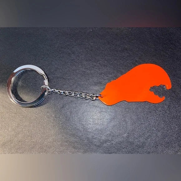 MARC BY MARC JACOBS MARC JACOBS-CRAB CLAW BOTTLE OPENER/KEYCHAIN - ORANGE - Like New