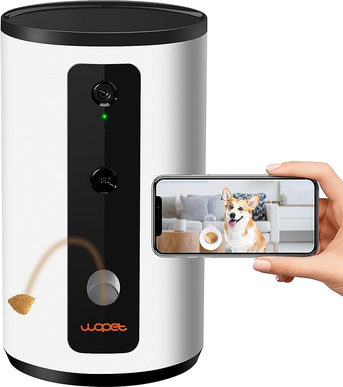 WOPET Dog Camera D01 Plus 5G WiFi Pet Camera 1080P HD - WHITE - Scratch & Dent