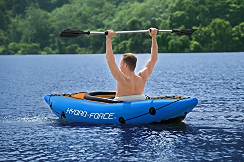BESTWAY HYDRO-FORCE COVE CHAMPION INFLATABLE KAYAK ADULT - BLUE - Like New