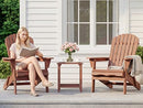 Wooden Folding Adirondack Chair Half Pre-Assembled Wood Patio Lounge Chair - Brand New